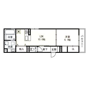 AZU PATIOの間取り図
