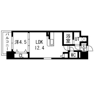 ラ・フェスタ真田山の間取り図
