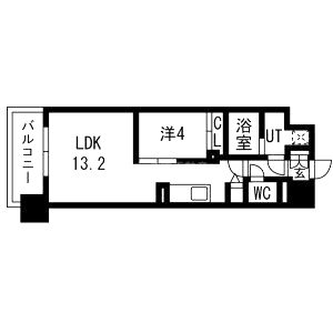ラ・フェスタ真田山の間取り図