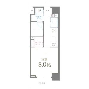 ウエスト ヒルズ 大倉山の間取り図