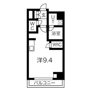 エスパシオ・コモド大阪新町の間取り図