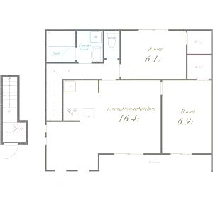 グランヴェルデ高槻の間取り図