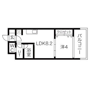 ブエナビスタの間取り図