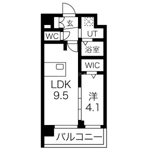 ファステート京都西院パールの間取り図