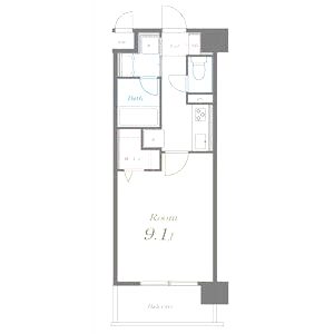 エスポアール神戸の間取り図