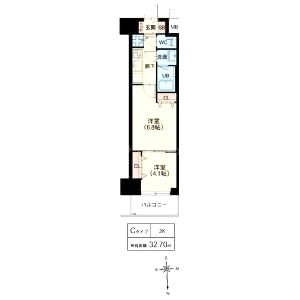 スプランディッド堀江の間取り図
