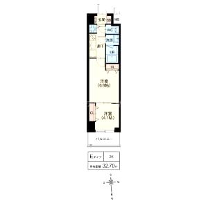 スプランディッド堀江の間取り図