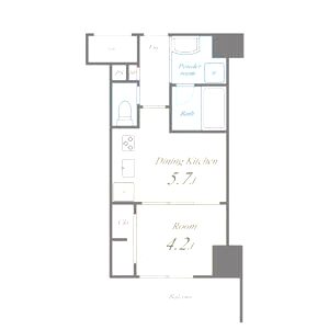 サンセール吹田の間取り図