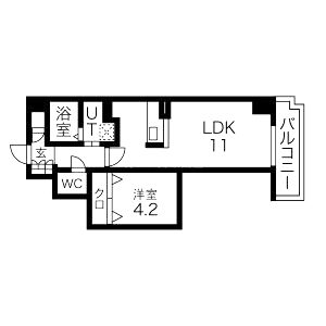 スローハスコートの間取り図