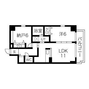 スローハスコートの間取り図
