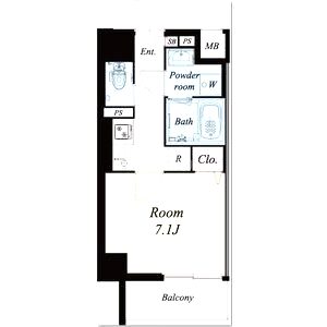 K&K芥川の間取り図