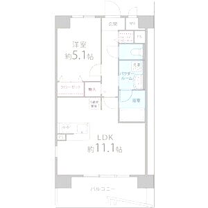 カンマキーノの間取り図