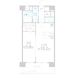 カンマキーノの間取り図