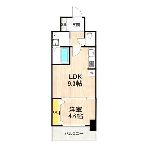 セノアタワー新大阪の間取り図