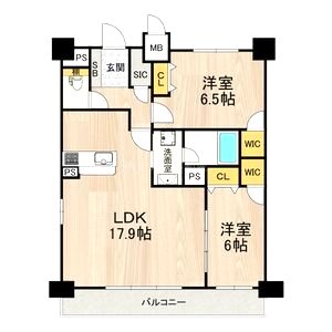 セノアタワー新大阪の間取り図