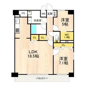 セノアタワー新大阪の間取り図