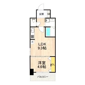 セノアタワー新大阪の間取り図