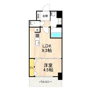 セノアタワー新大阪の間取り図