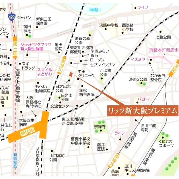 リッツ新大阪プレミアムの外観9枚目