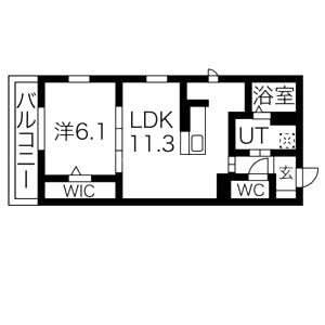 エミネンス京 部屋の間取り図