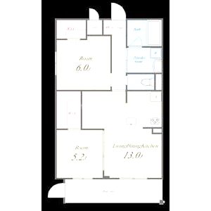 EXCIA東姫路駅前の間取り図