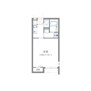 クレイノリブェールポムールの間取り図