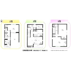 天神橋七丁目戸建B棟の間取り図