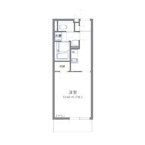 クレイノ初島の間取り図