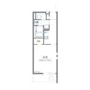 クレイノ初島の間取り図