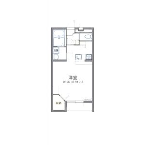 レオパレスおのさとの間取り図