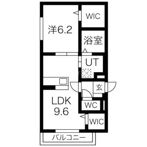 ベルフォーレ片山の間取り図
