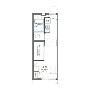 レオパレスMICHIKOの間取り図
