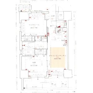 エステムプラザ京都聚楽第 粋邸の間取り図