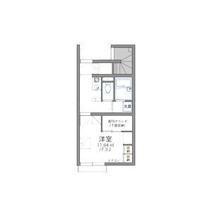 レオパレスT BOX Iの間取り図