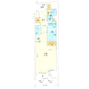 アスヴェル東本町IIの間取り図
