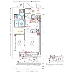 エステムコート新大阪XVIIベイスの間取り図