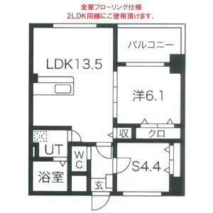 MISTRAL姫路駅前IIIの間取り図
