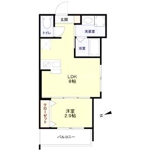 リアコート枚方御殿山SOUTHの間取り図
