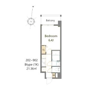 Alivis都島北通の間取り図