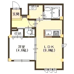 シュクル今里の間取り図