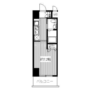 ドゥーエ江坂IIの間取り図