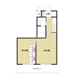 ドゥーエ江坂IIの間取り図