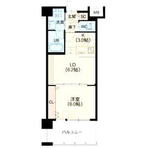NORTH VILLAGE壱番館の間取り図