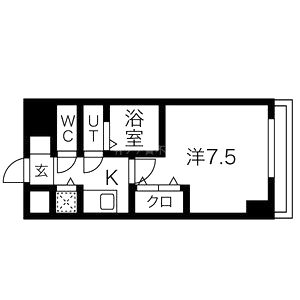 ONE ROOF FLAT FUKUSHIMA(ワンルーフフラットフクシマ)の間取り図