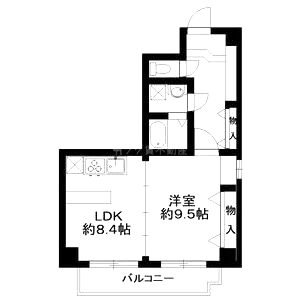 メディナ丹波口の間取り図