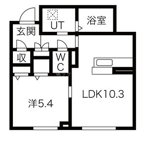 リヴェール久津川の間取り図