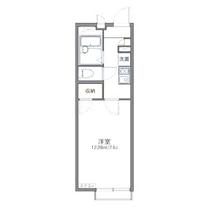 レオパレス立林の間取り図