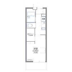 レオパレス洛の間取り図