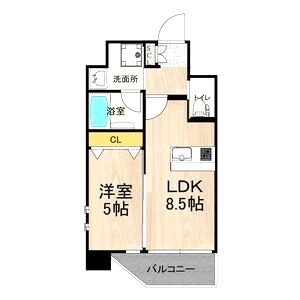 プレジオ江坂IIの間取り図