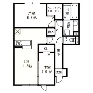 ロイヤルMaedaIIの間取り図
